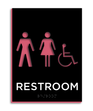 A Touch of Flair Restroom - Unisex Handicap Accessible