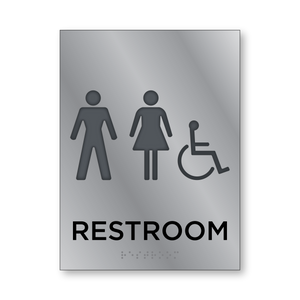 A Touch of Flair Restroom - Unisex Handicap Accessible