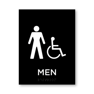 The Basics Restroom - Men Handicap Accessible