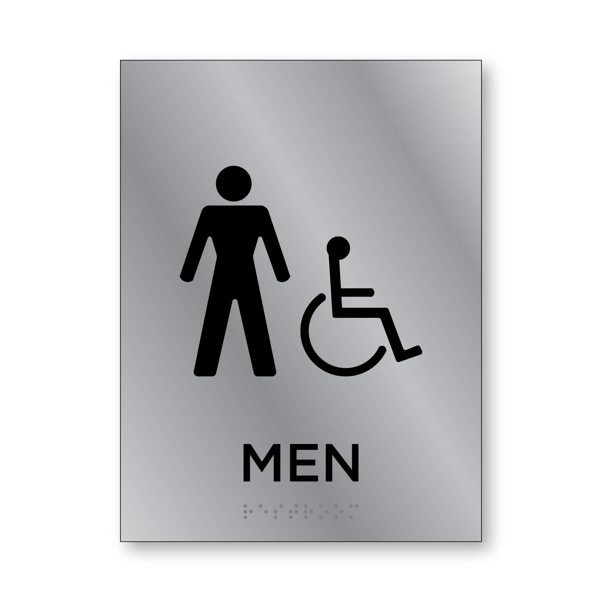 The Basics Restroom - Men Handicap Accessible