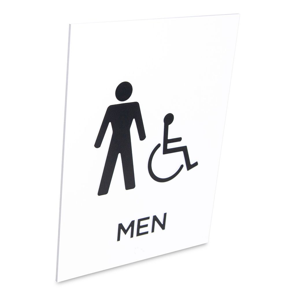 The Basics Restroom - Men Handicap Accessible